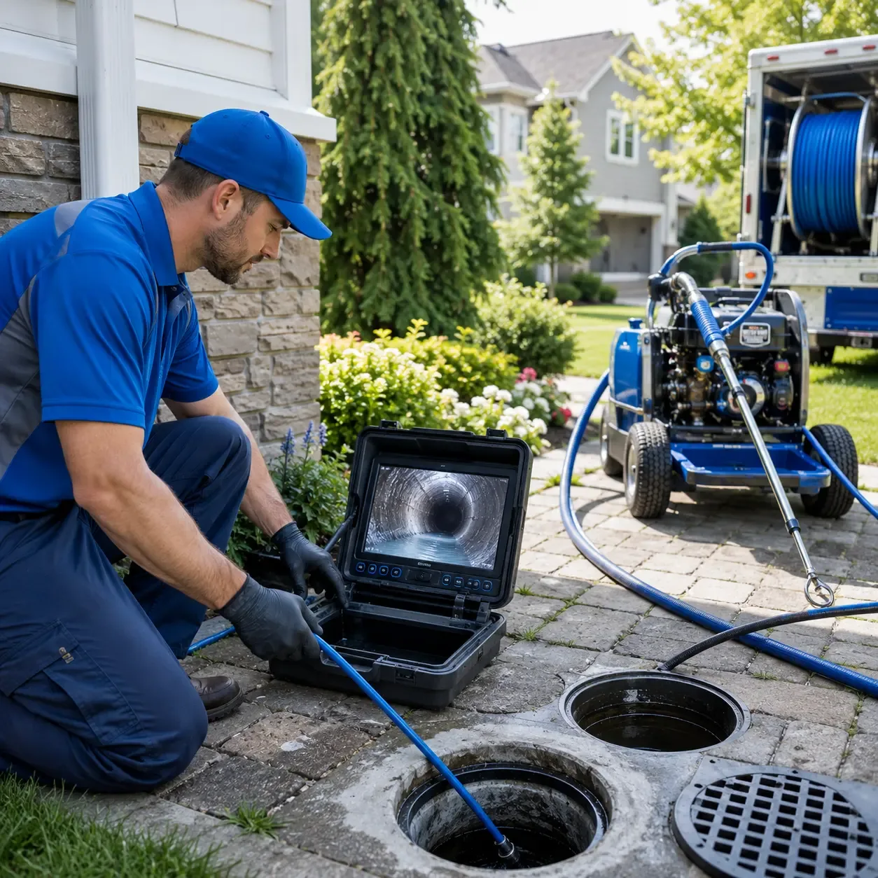 Outdoor drain cleaning professionals serving New Rochelle, NY